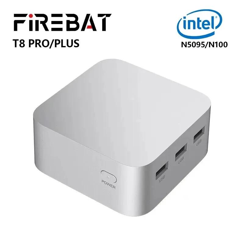 FIREBAT T8  ÷ ̴ PC,   N5095 N100 ũž ̹ ǻ, 8GB, 16GB, 256GB, 512GB, DDR4, DDR5, WIFI5, BT4.2
